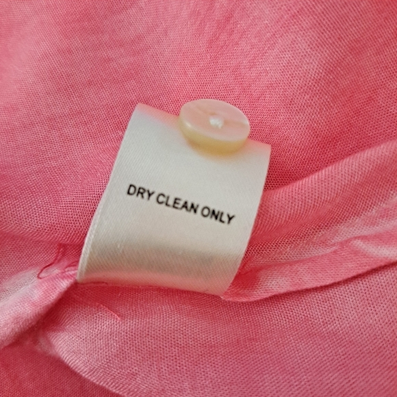 Aratte Silent Journey Embroidered Floral Long Sleeve Slip Back Button Up Med - Picture 5 of 13